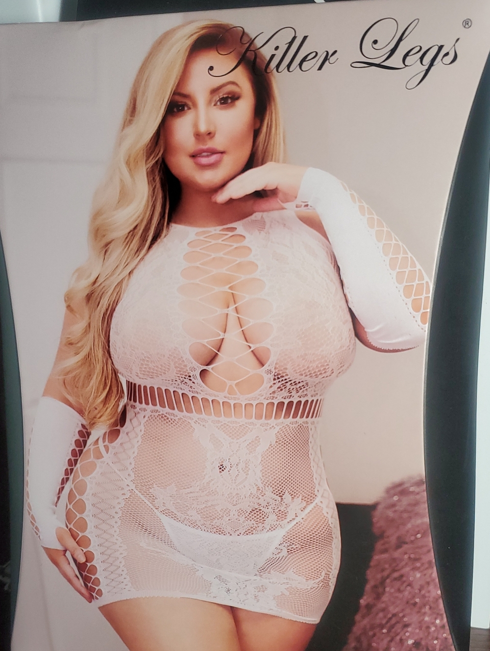 Killer Legs White Lace Cutout Chemise